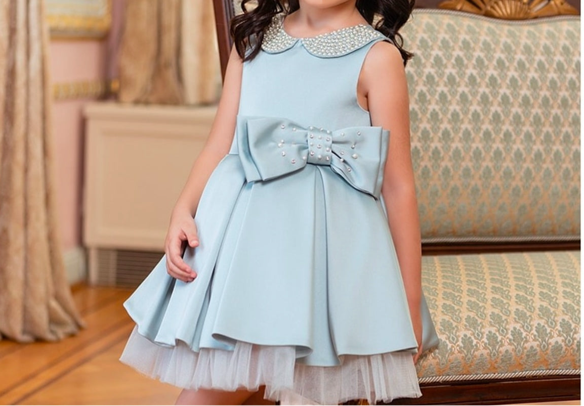 Satin Baby Mint Dress