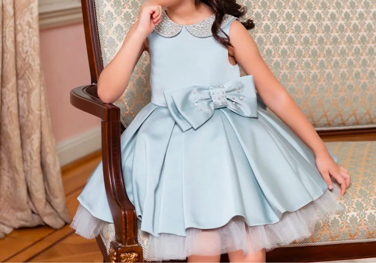 Satin Baby Mint Dress