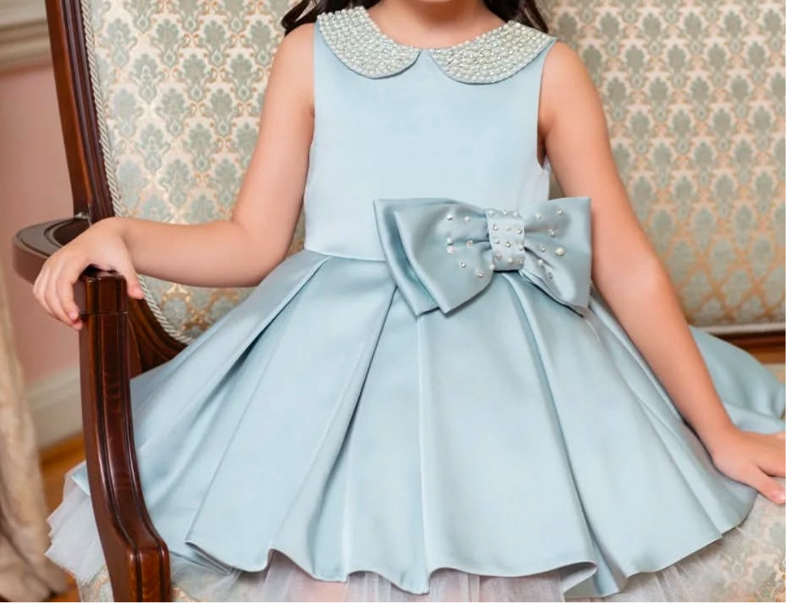Satin Baby Mint Dress