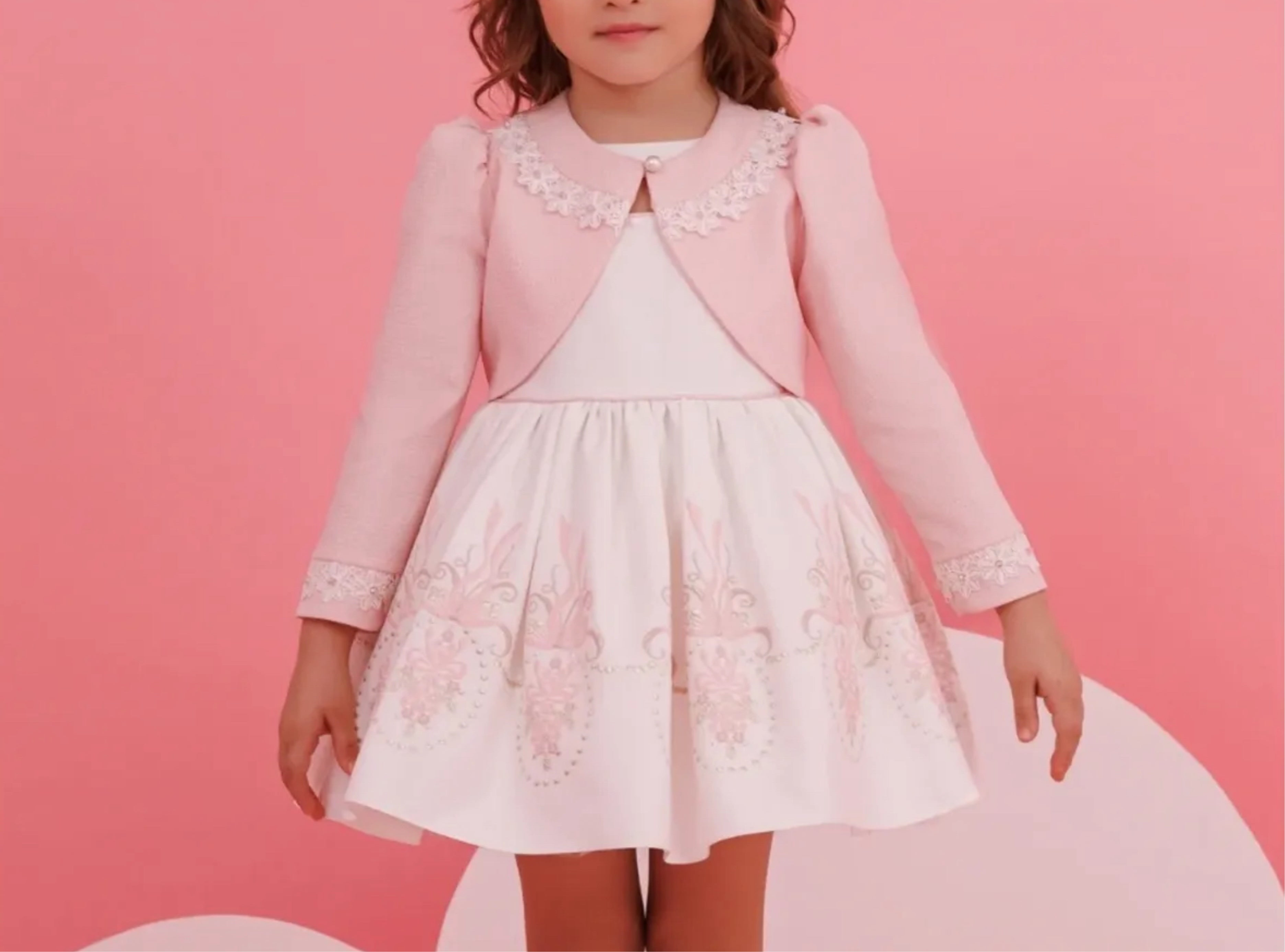 Baby Jacket Pink Dress