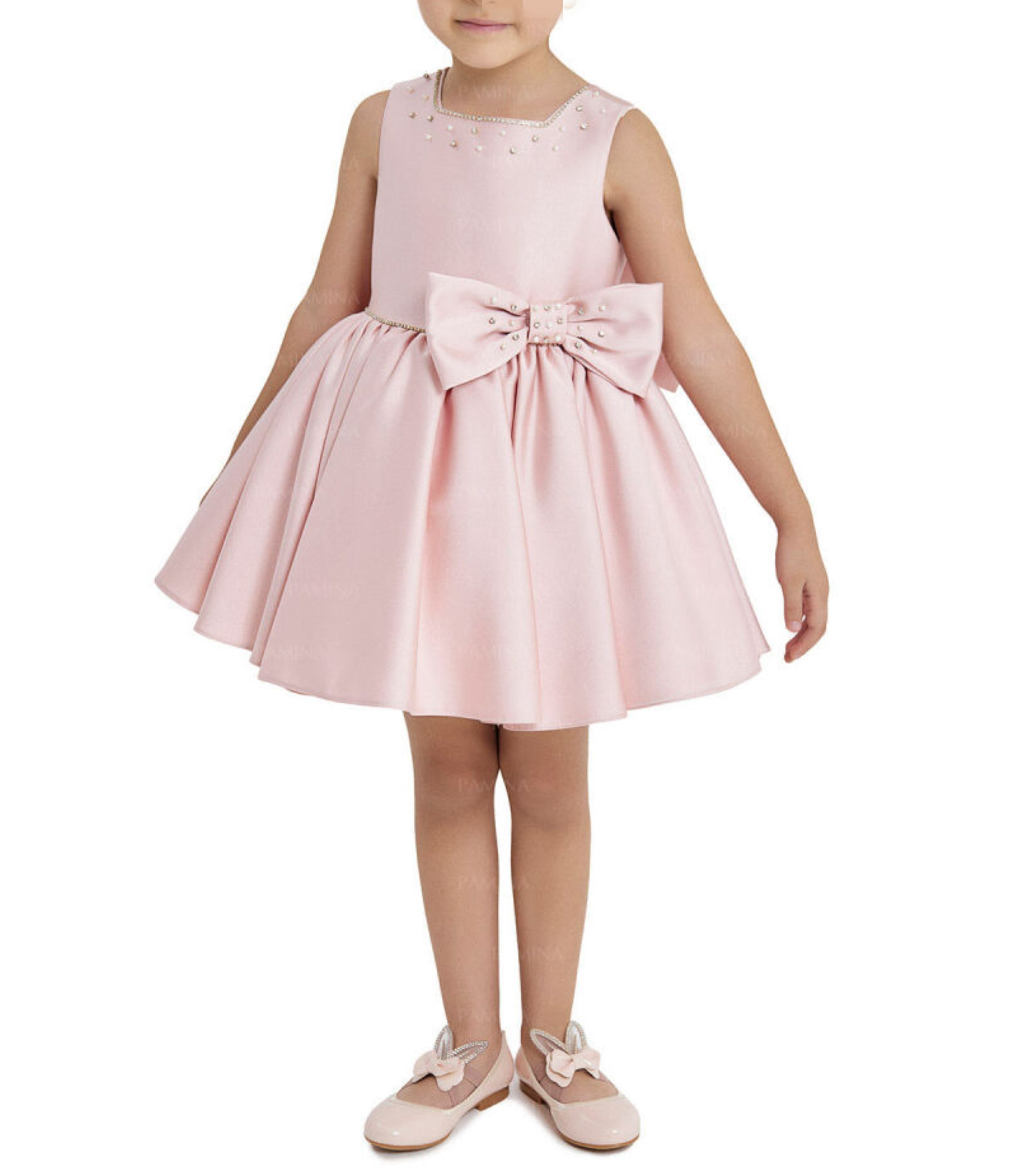 Satin baby Rose dress