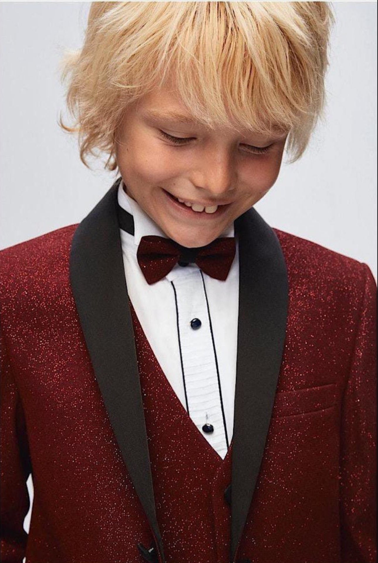 Burgundy Glitterry Suit