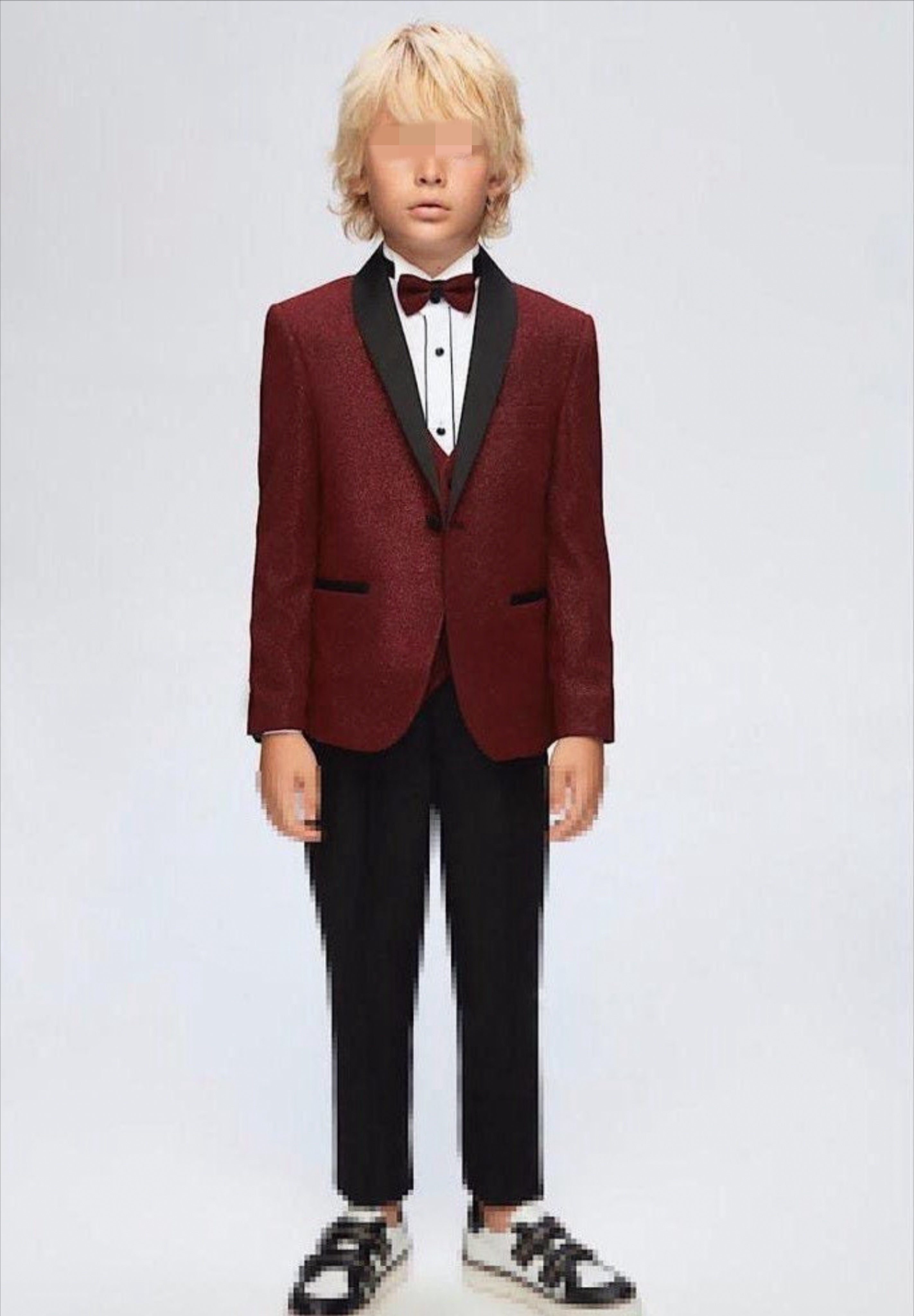 Burgundy Glitterry Suit