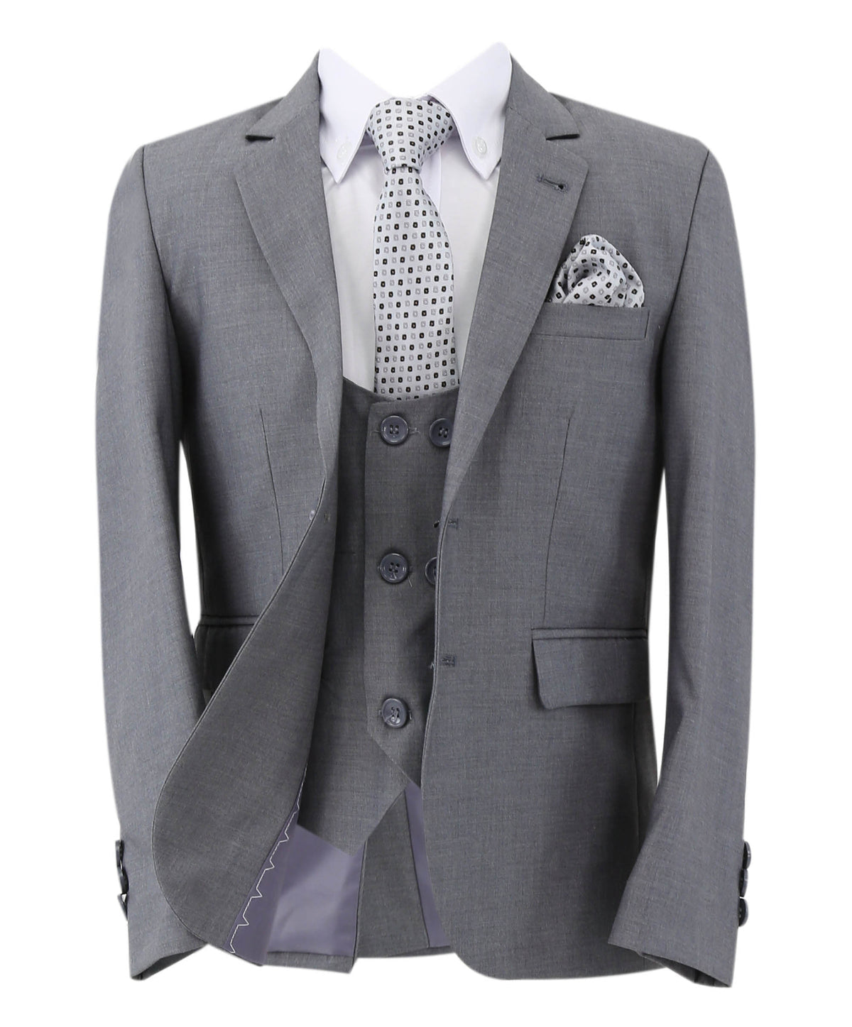 Classic Grey Charcoal Suit