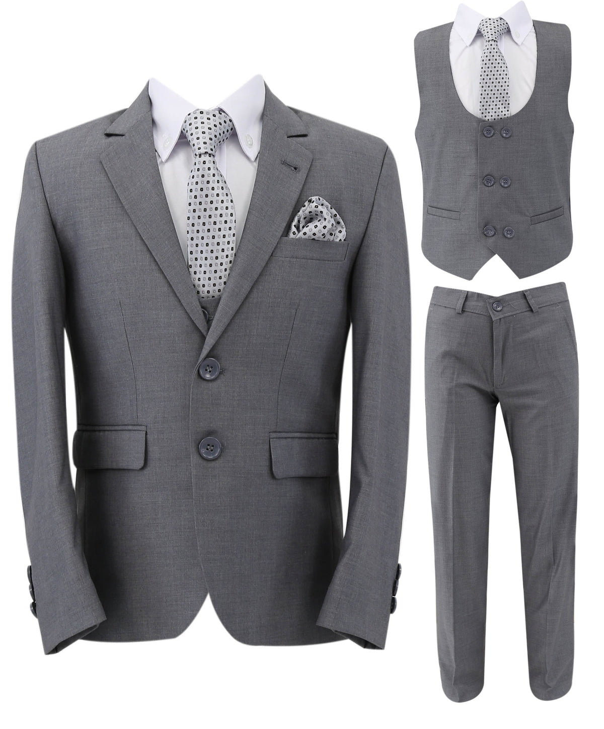 Classic Grey Charcoal Suit