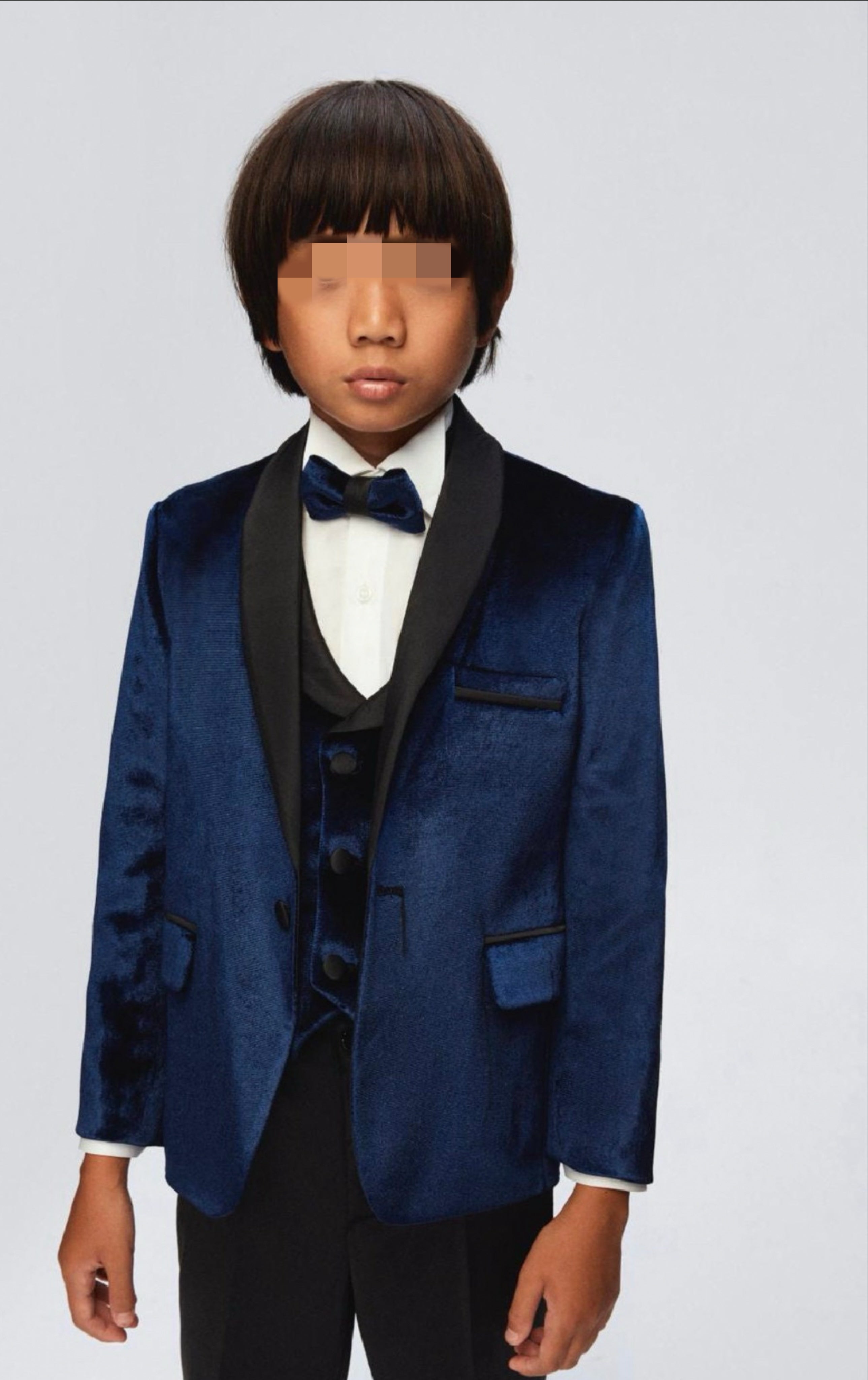 Navy Velvet Suit