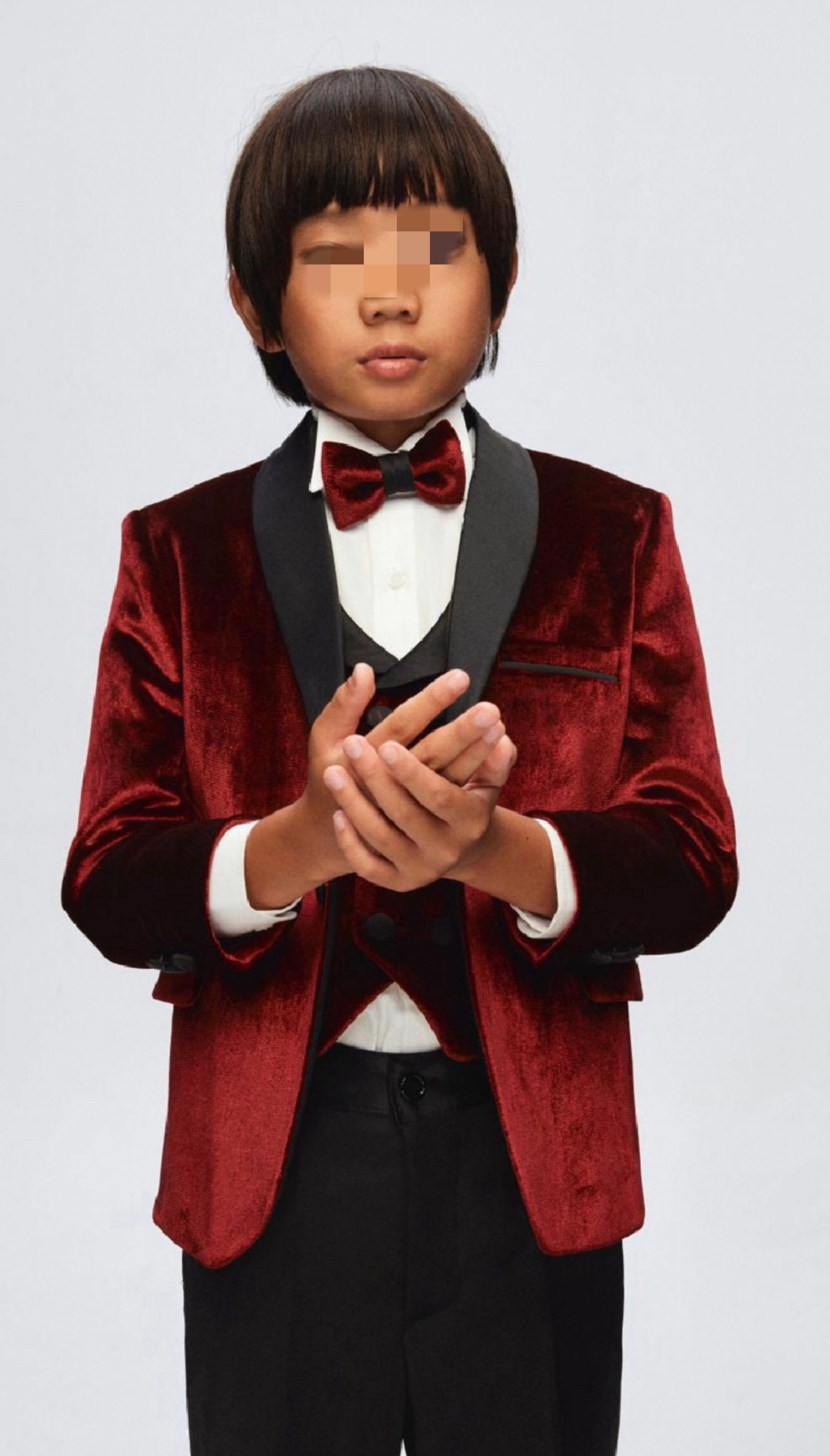 Burgundy Velvet Suit