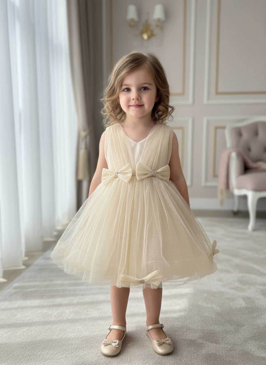 Cream Fiocco Glitter