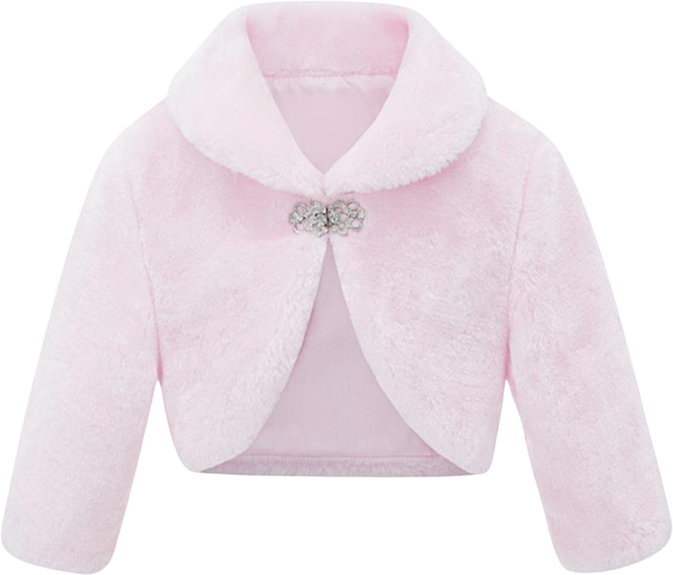 Baby Pink Girls Bolero