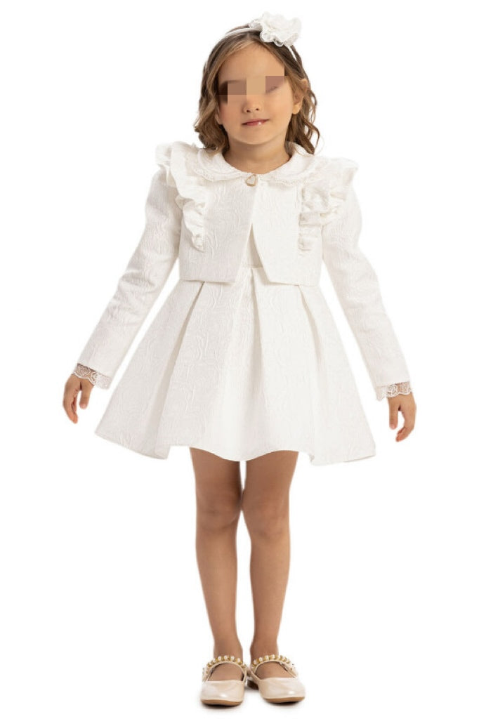 white Baby Jacket dress