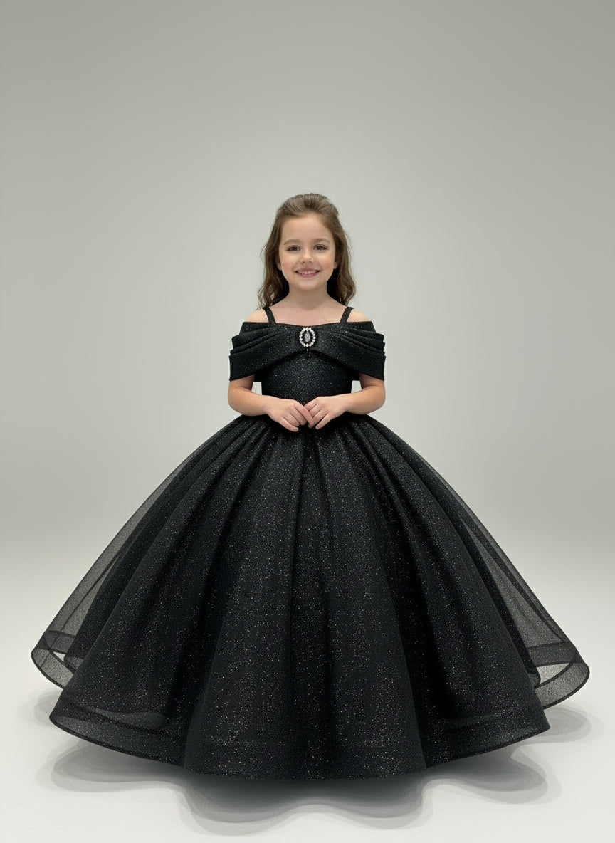 Black Frosted Elegance