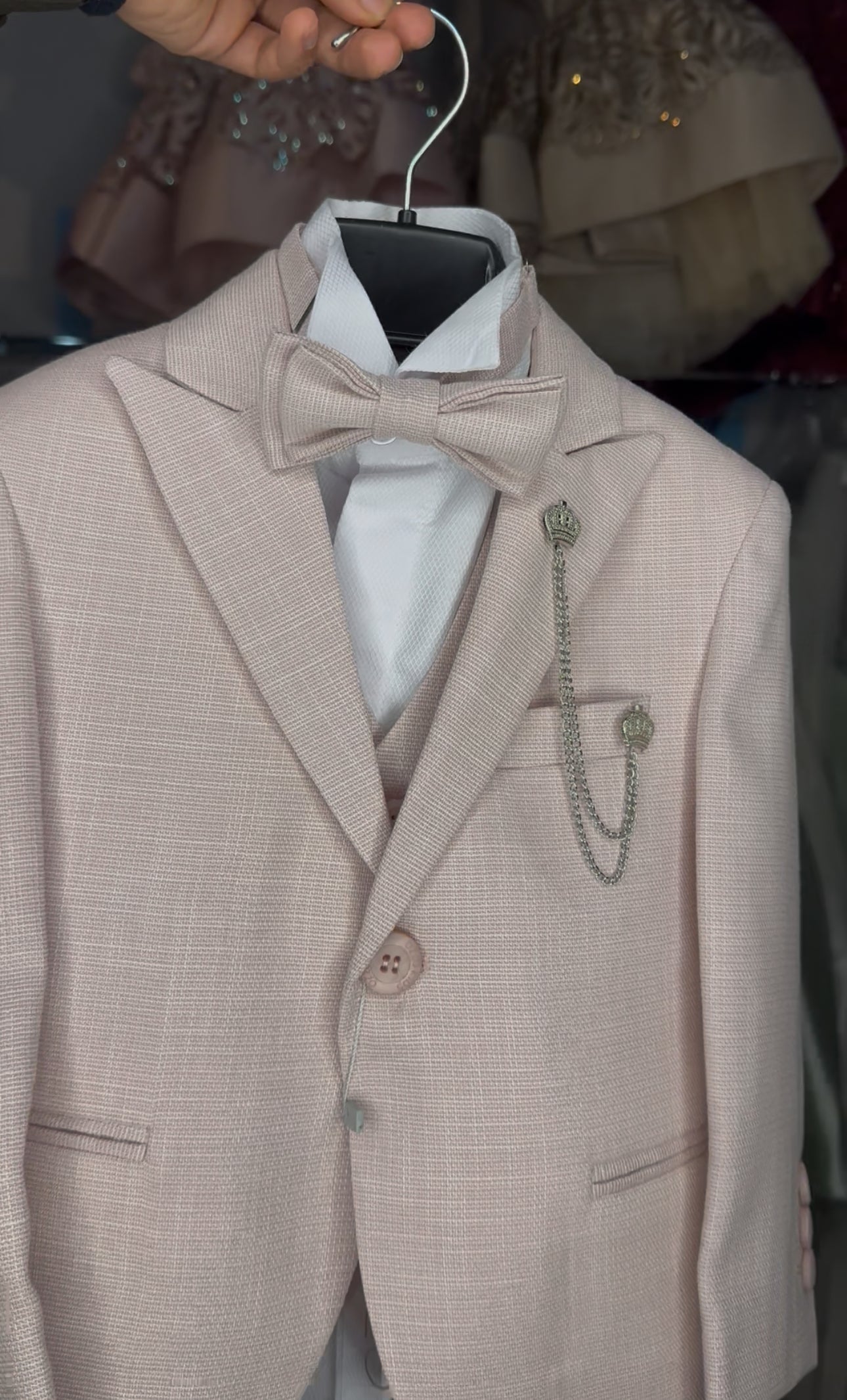 Pink suit