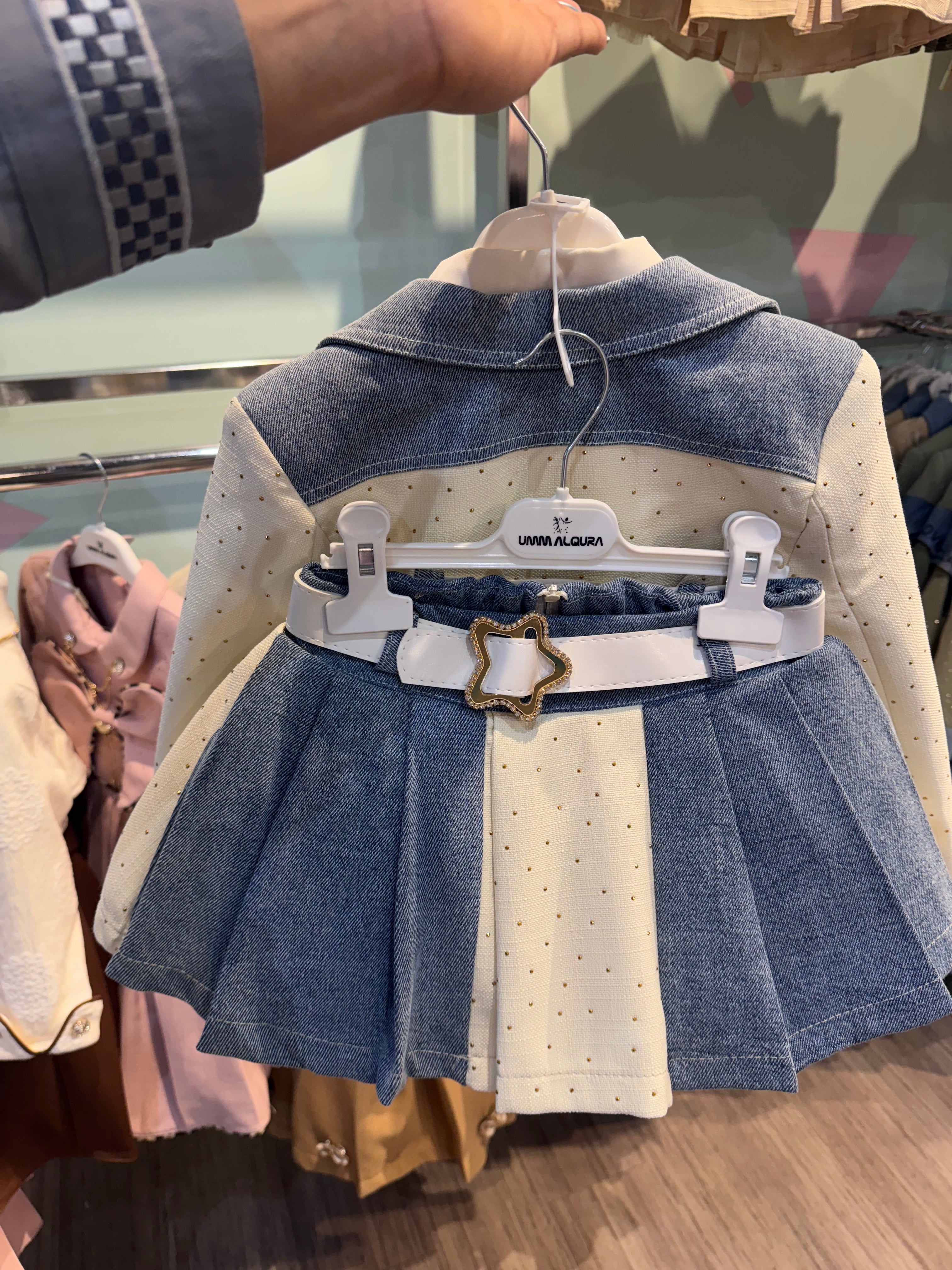 jacket top skirt set