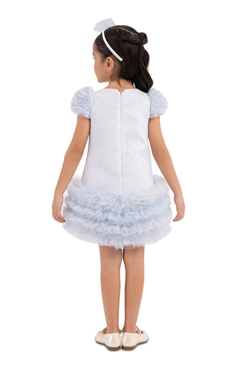 sky blue tulle