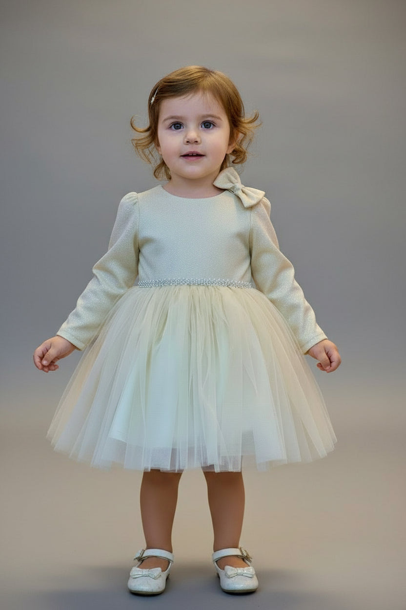 Cream Sparkle Full sleeve