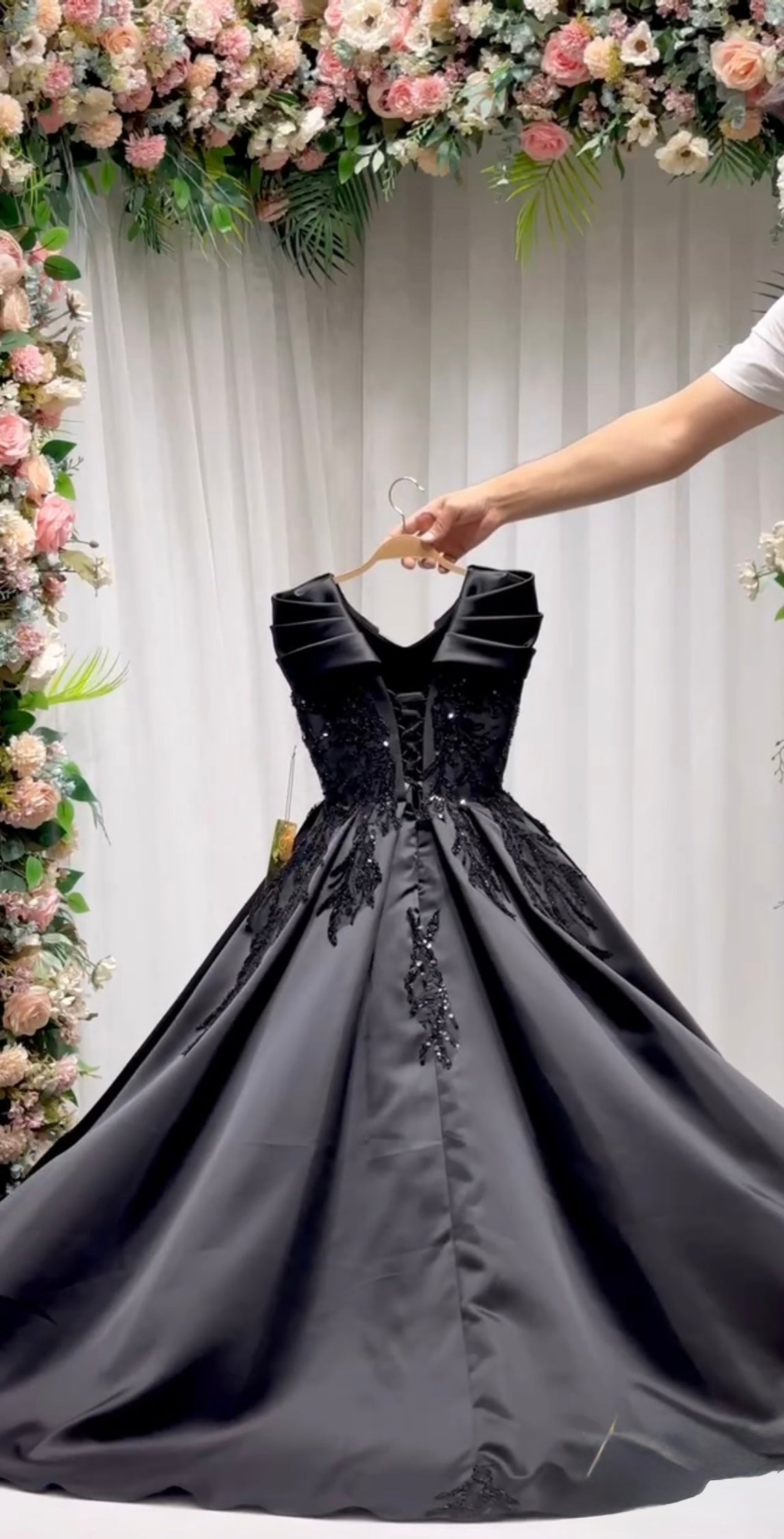 Black diamante
