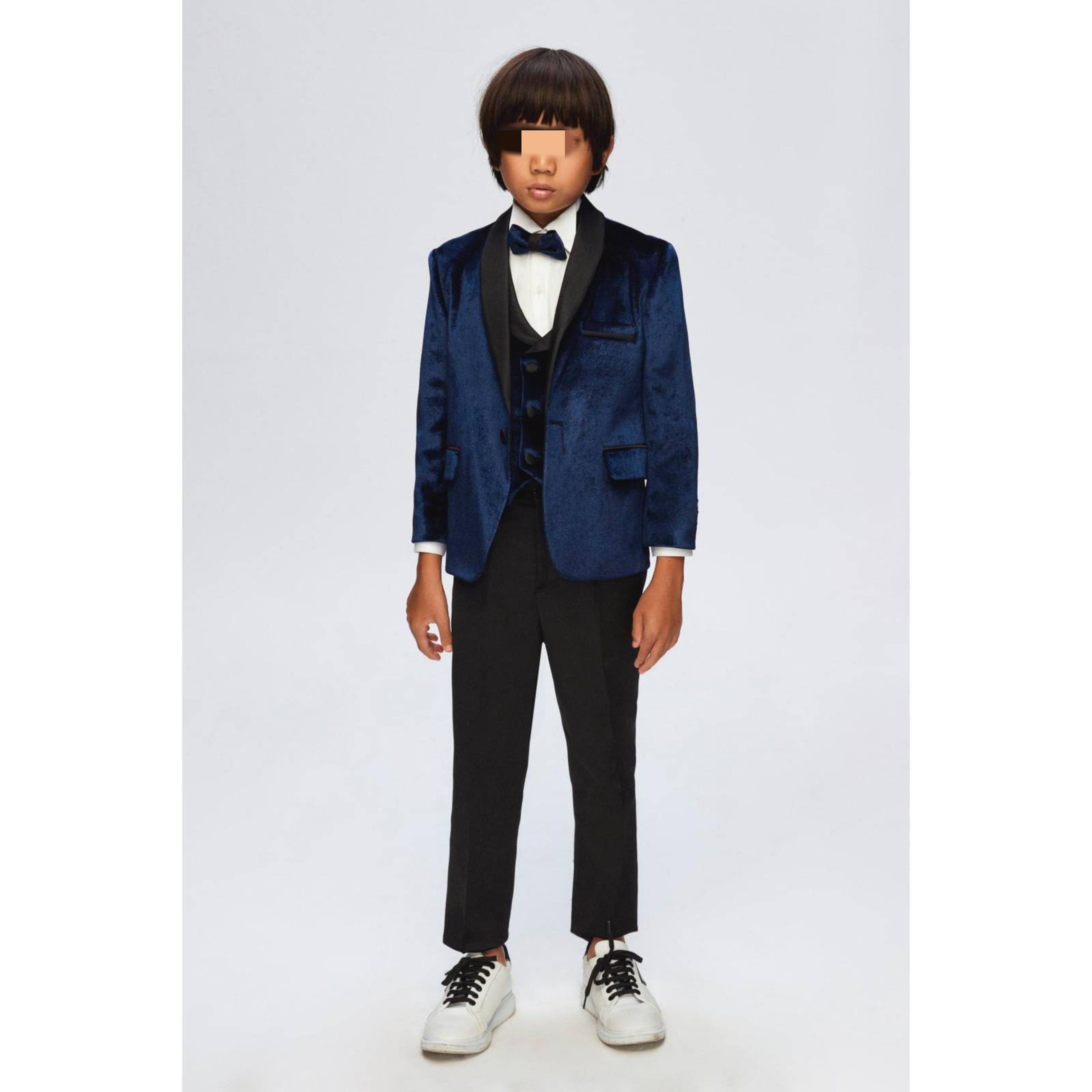 Navy Velvet Suit