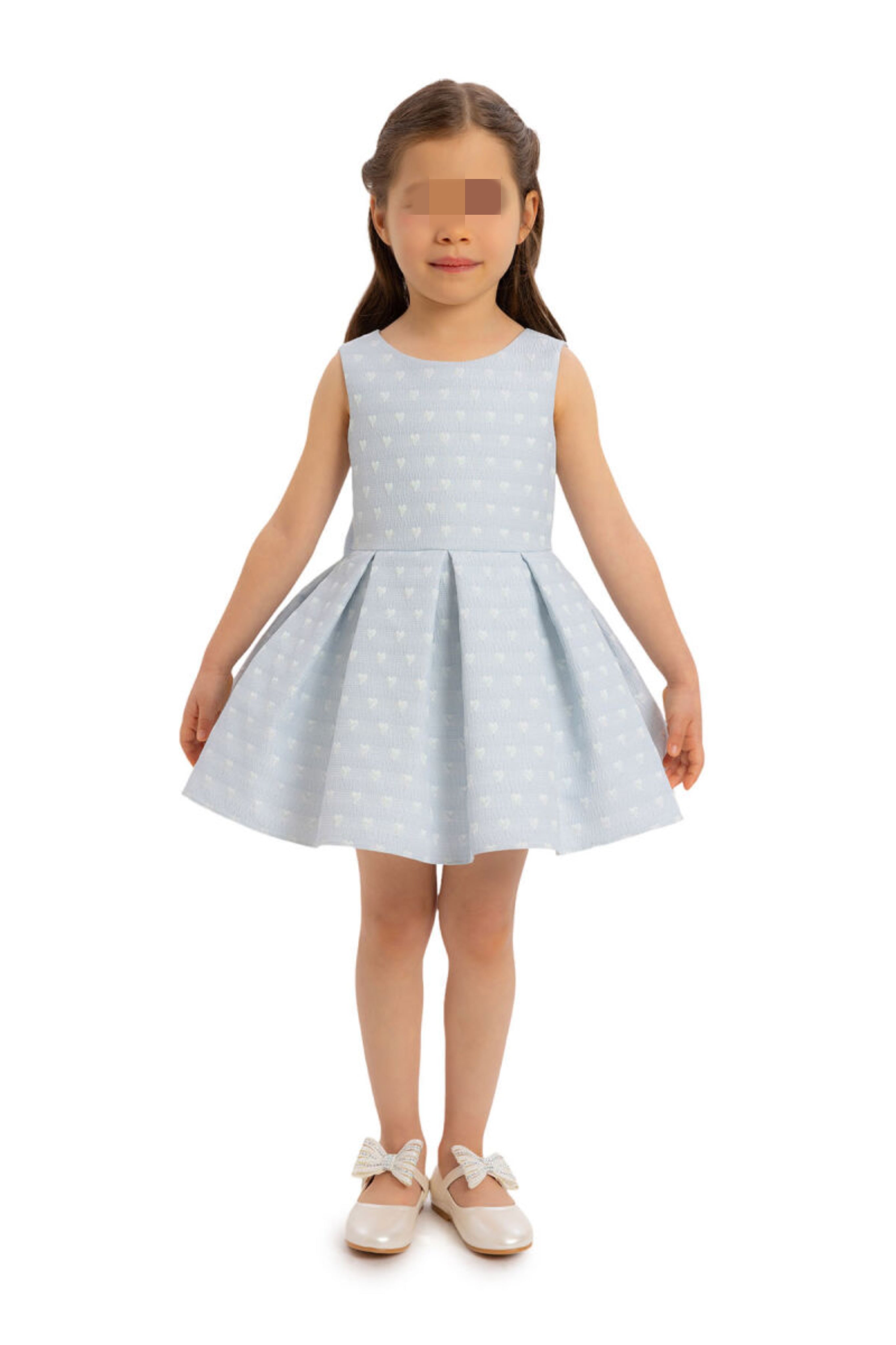 Blue jacket dress