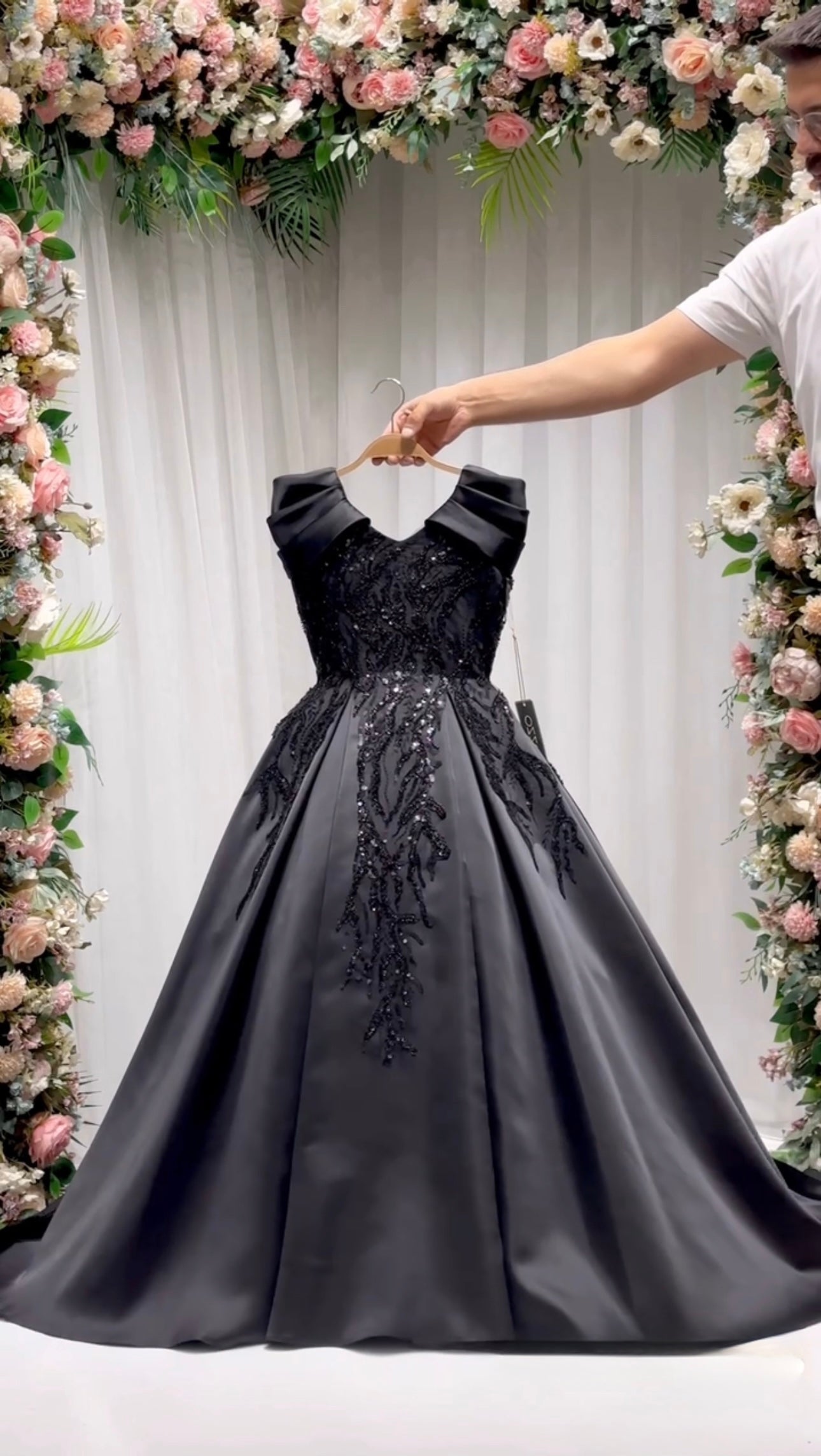 Black diamante