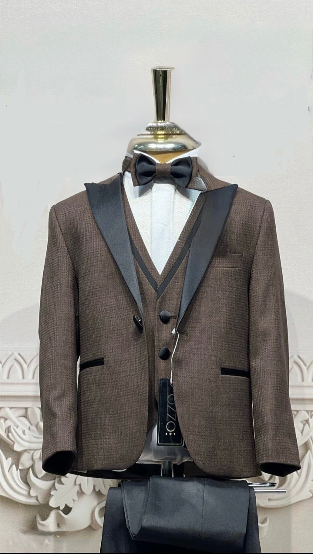 Brown suit