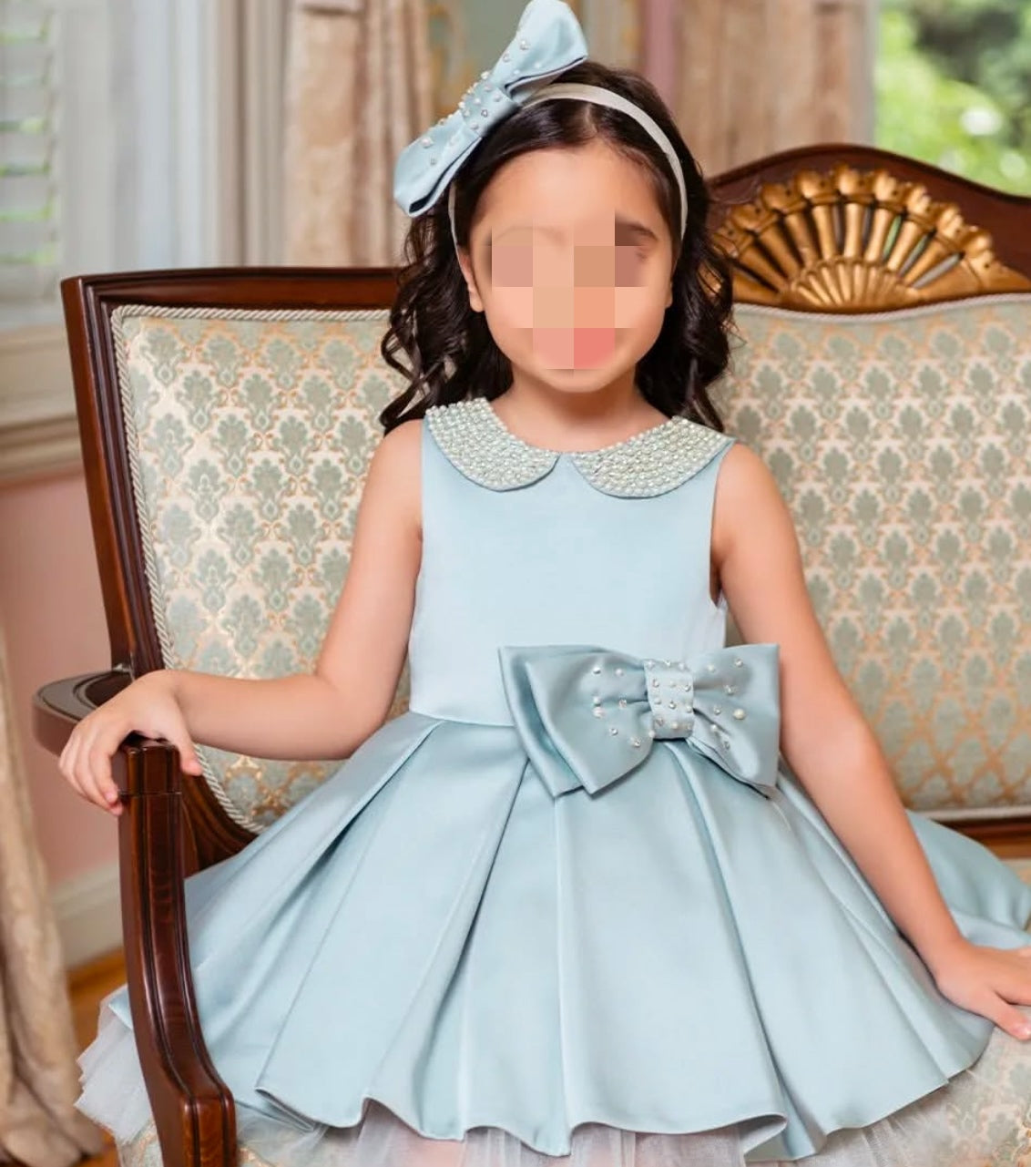 Satin Baby Mint Dress