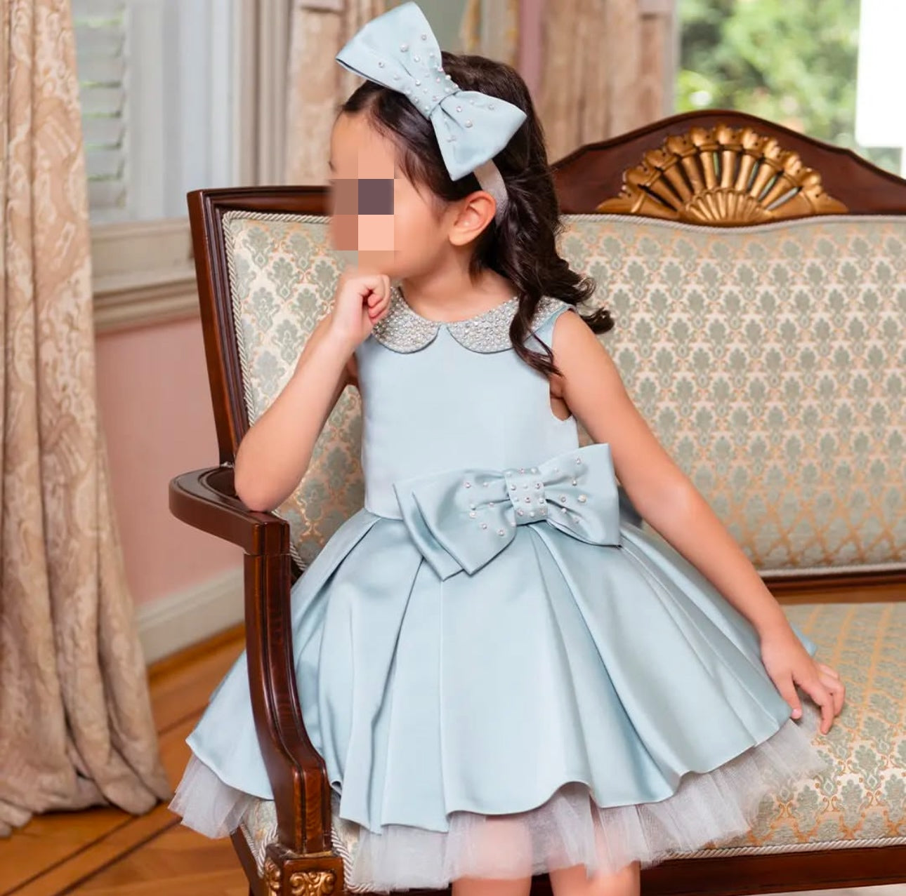 Satin Baby Mint Dress