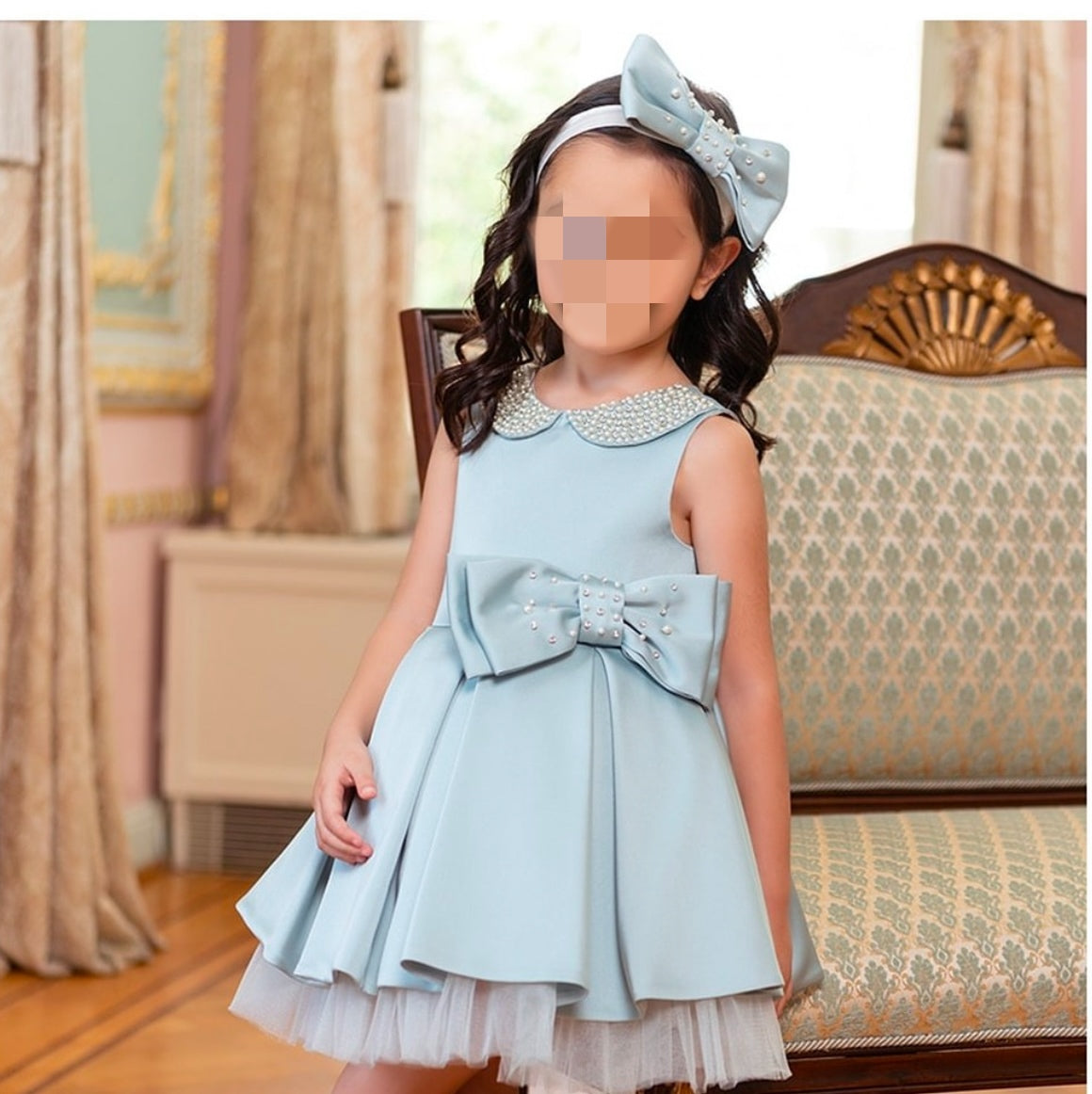 Satin Baby Mint Dress