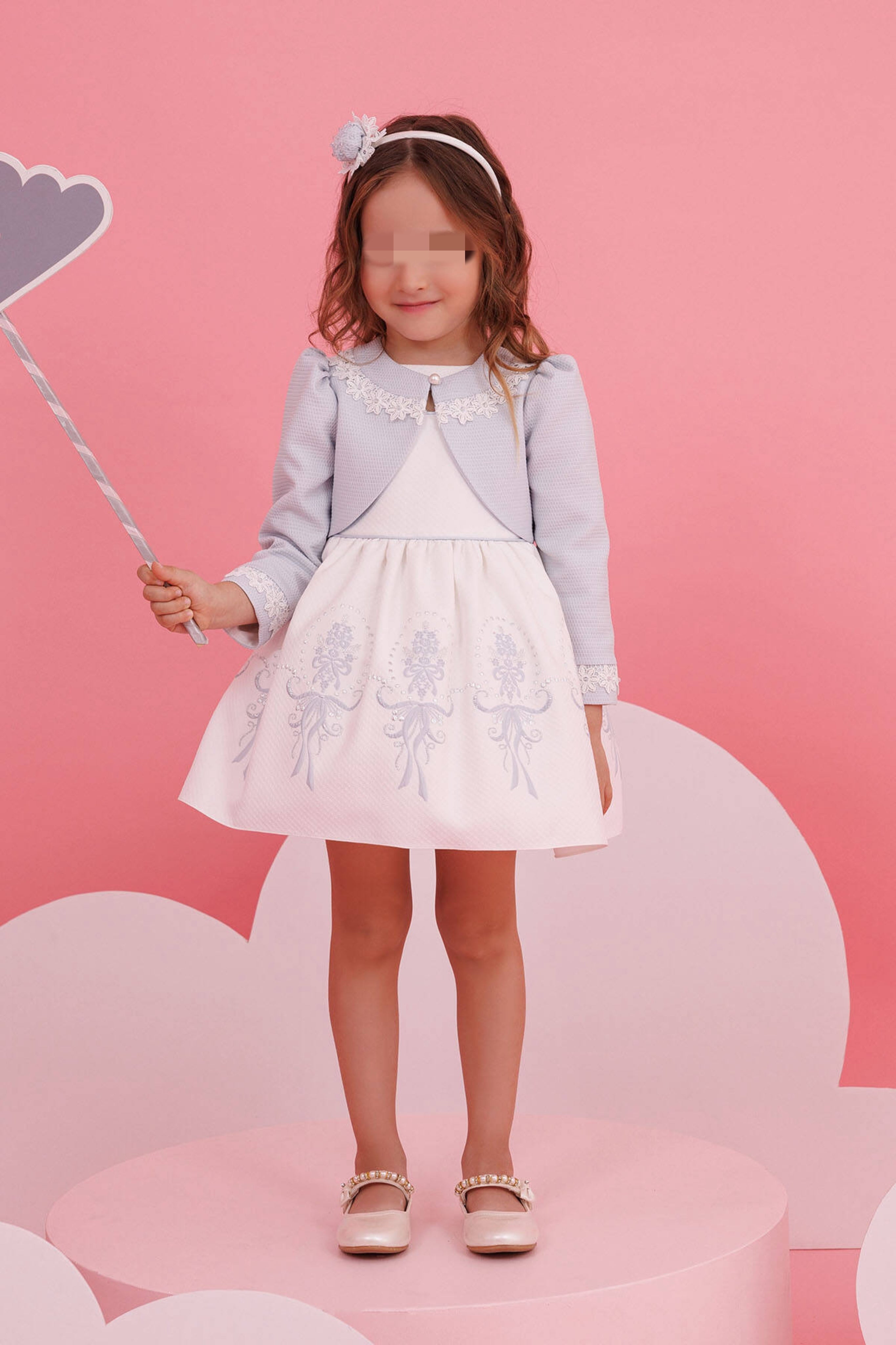 Blue Jacket Dress