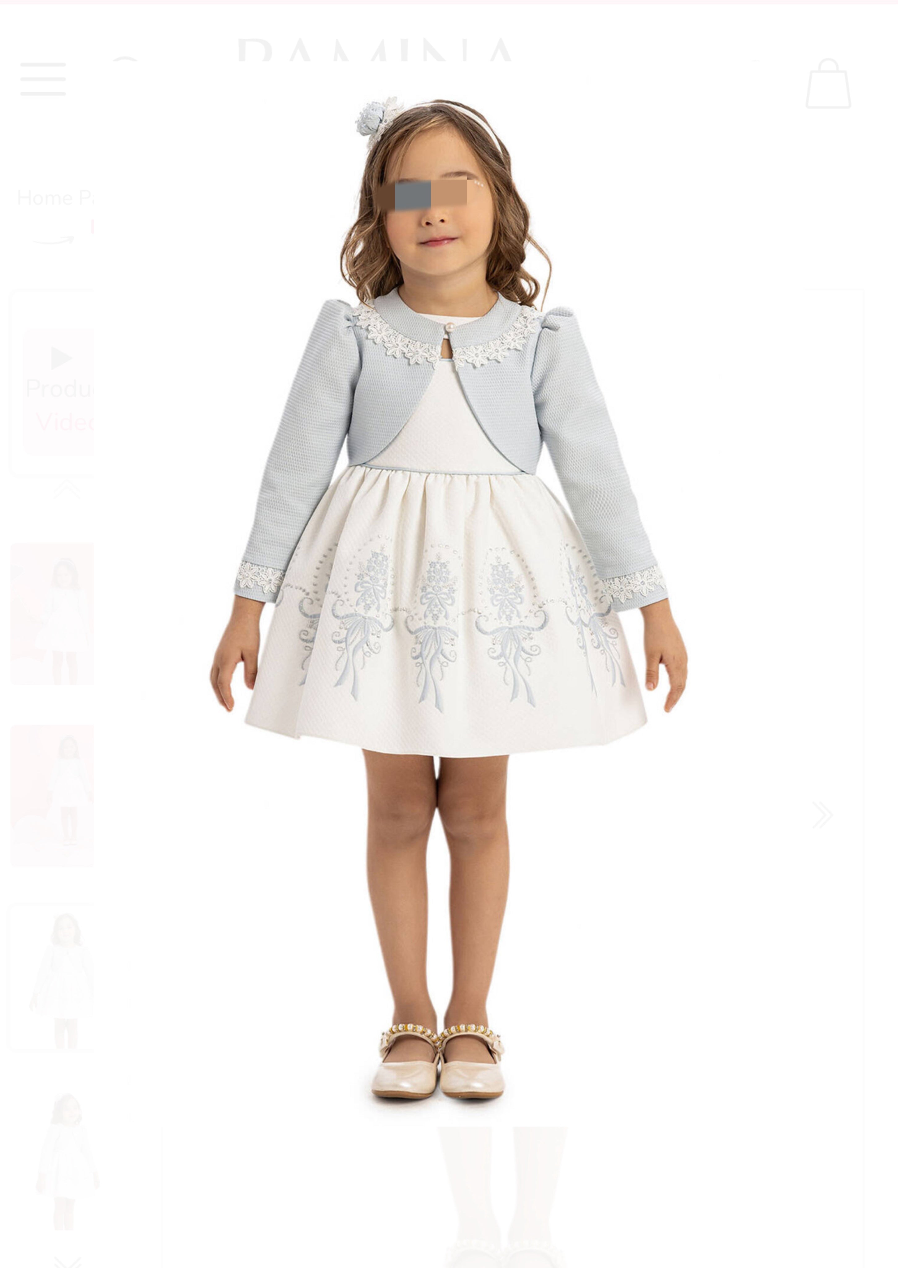 Blue Jacket Dress