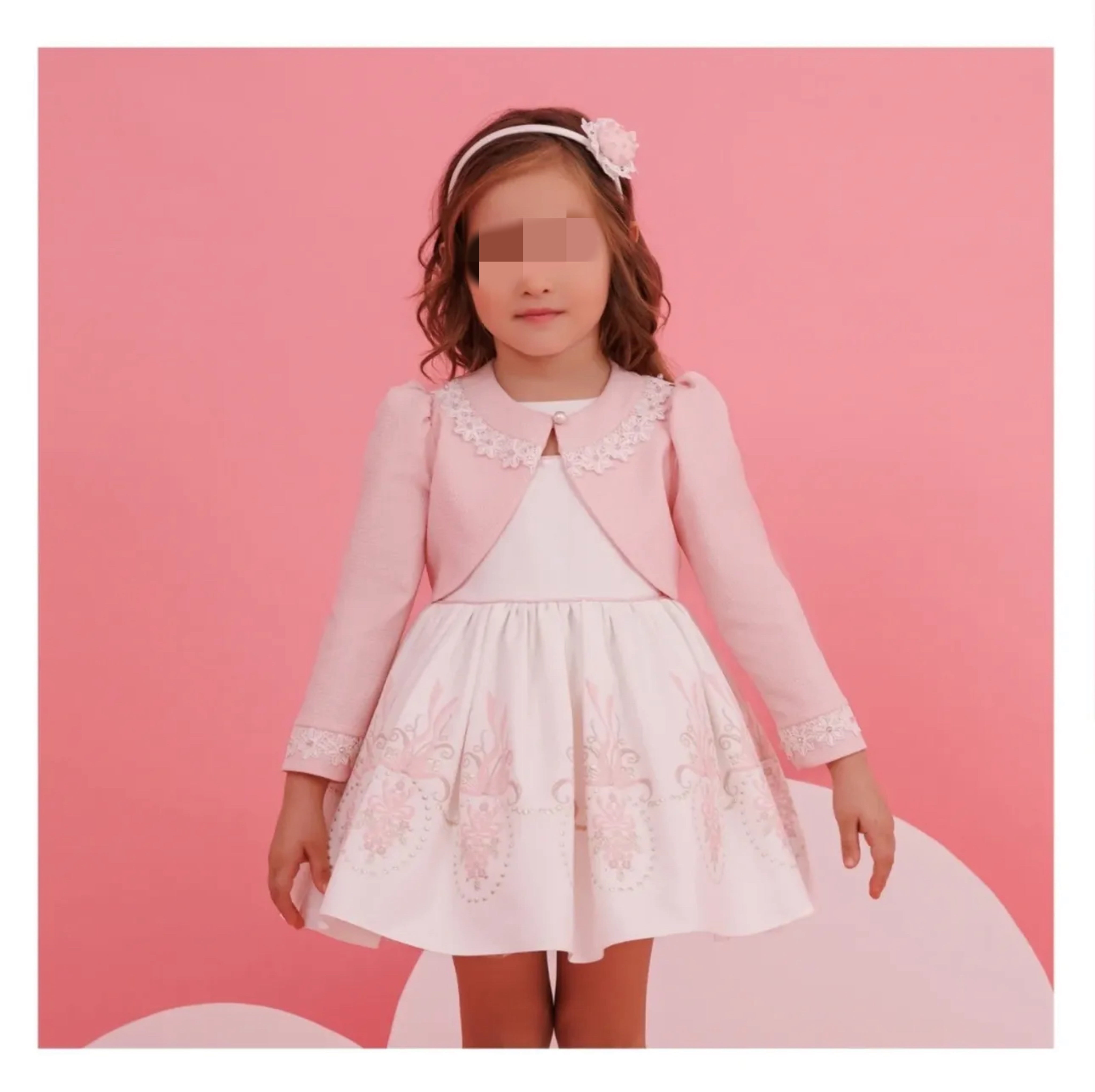 Baby Jacket Pink Dress