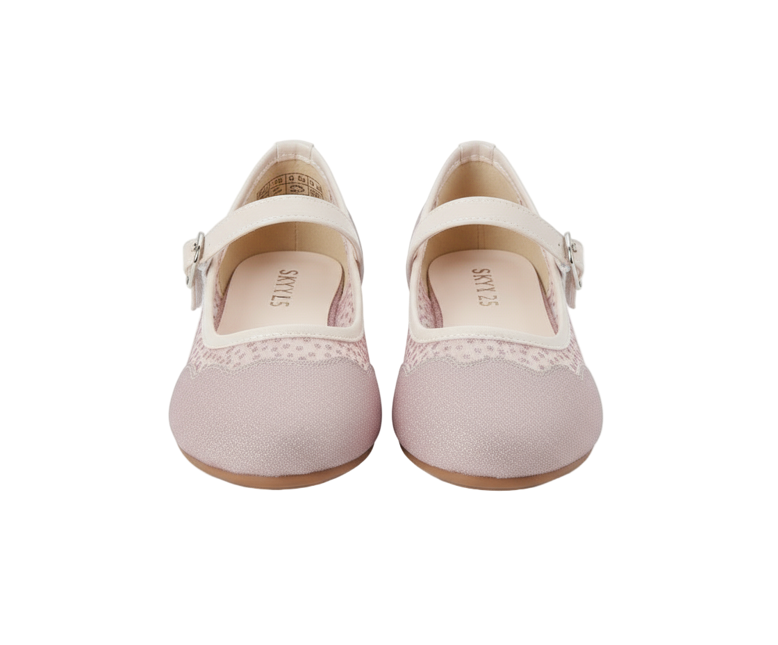 Dusty Pink Glittery Shoes