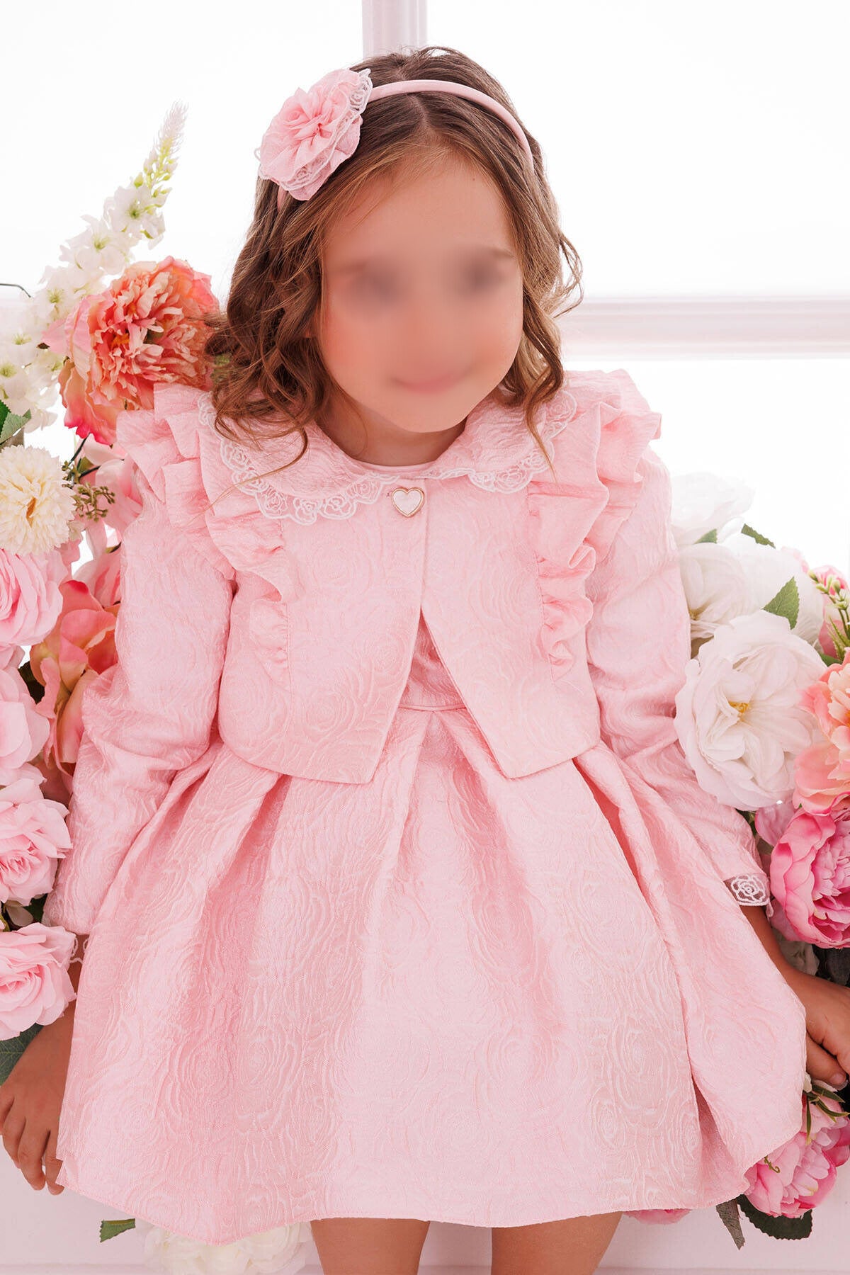 Baby Pink jacket Dress