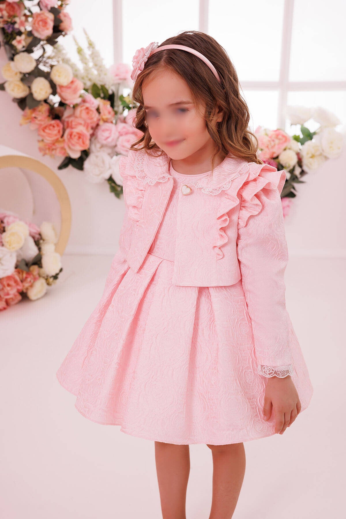 Baby Pink jacket Dress