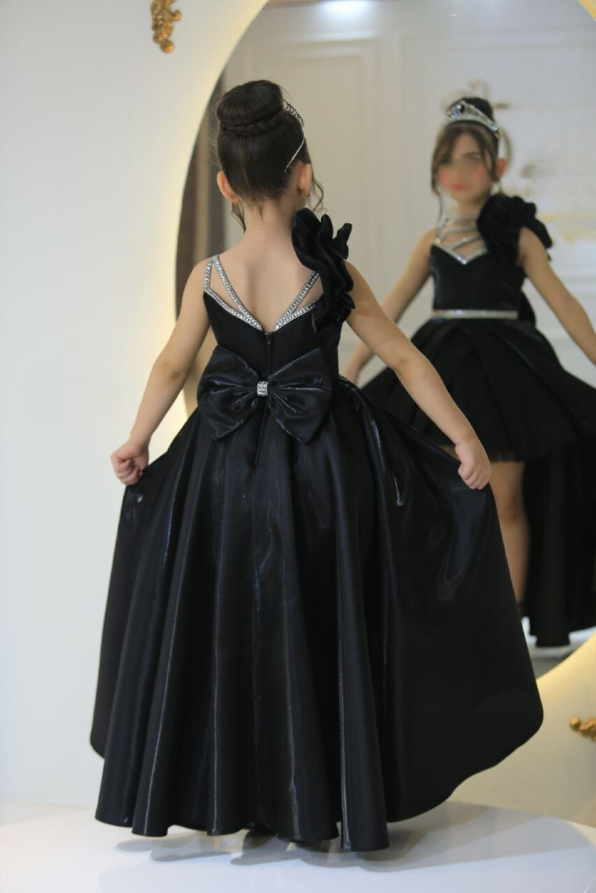 Black tail dress